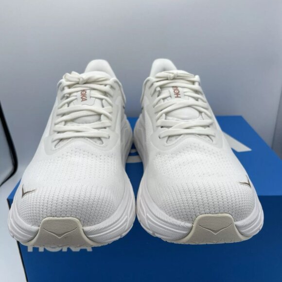 NWT - SALE HOKA Women's Arahi 7 Running Shoes Color: White/Rose Gold - Picture 5 of 7